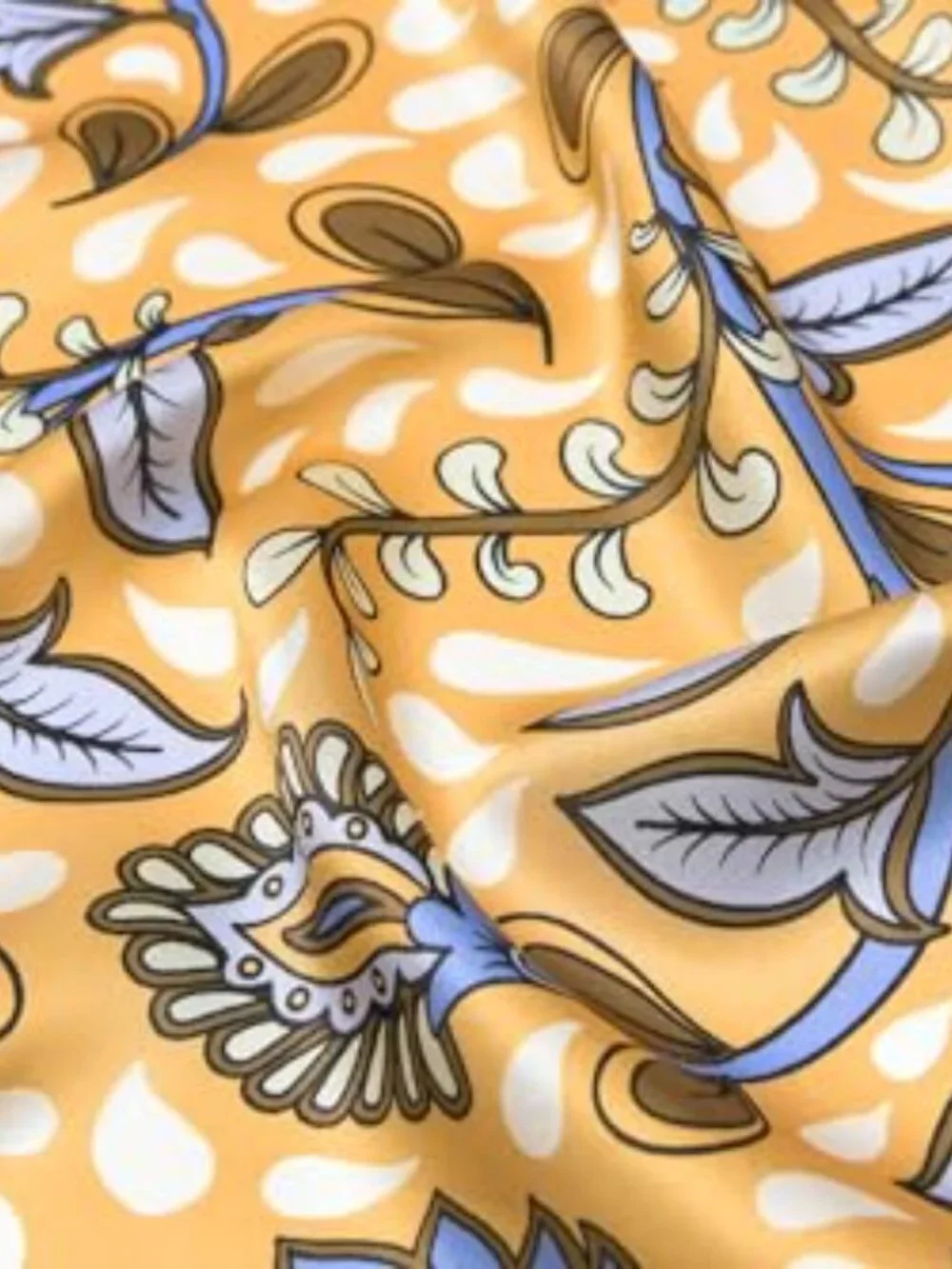 100% Mulberry Silk Square Scarf 43